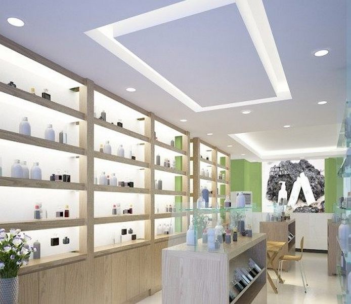 Thiết kế nội thất cửa hàng mỹ phẩm hàn quốc Thiết kế nội thất cửa hàng mỹ phẩm hàn quốc
