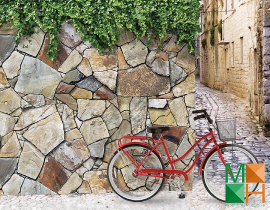 Không gian mới lạ với giấy dán tường giả đá giay-dan-tuong-gia-d...