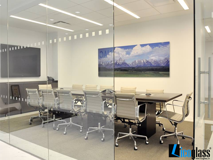 Cửa kính thuỷ lực 1 cánh 1 vách bên Licoglass cua-kinh-thuy-luc3