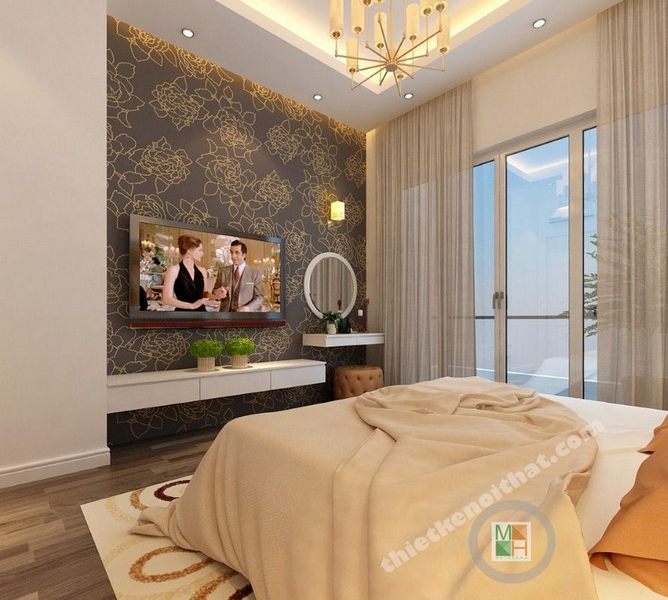 Làm thế nào để thiết kế nội thất phòng ngủ 15m2 đẹp và sang trọng? phong-ngu-nho