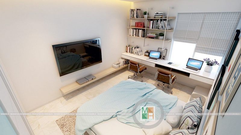 Làm thế nào để thiết kế nội thất phòng ngủ 15m2 đẹp và sang trọng? phong-ngu-nho3