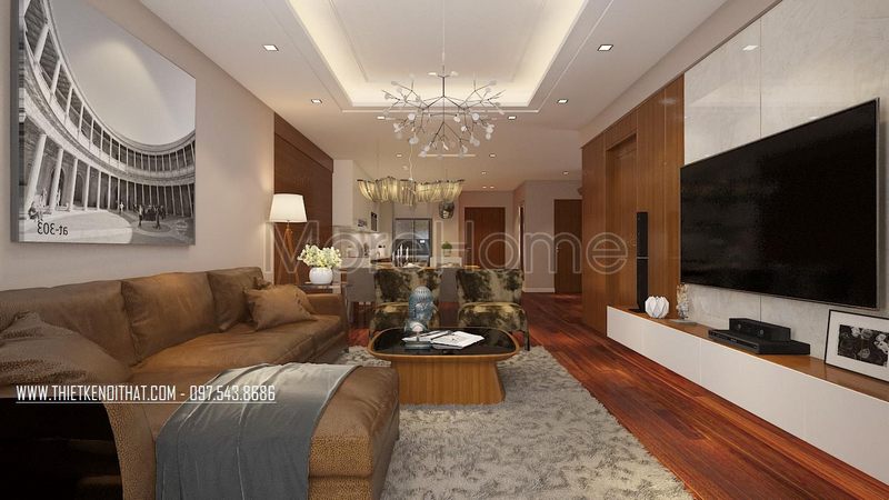 Thiết kế nội thất phòng khách nhà chung cư hiện đại Thiết kế nội thất phòng khách nhà chung cư hiện đại