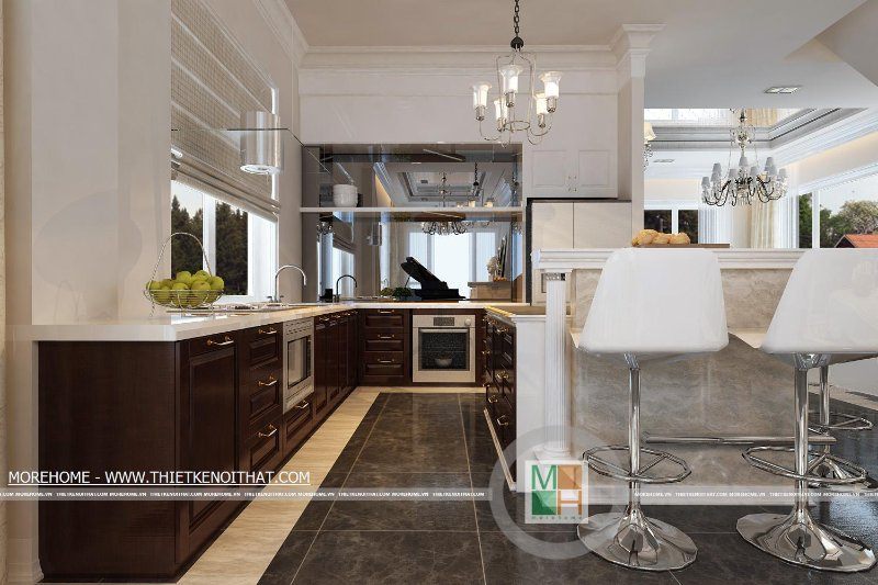 Thiết kế nội thất phòng bếp hiện đại Thiết kế nội thất phòng bếp hiện đại