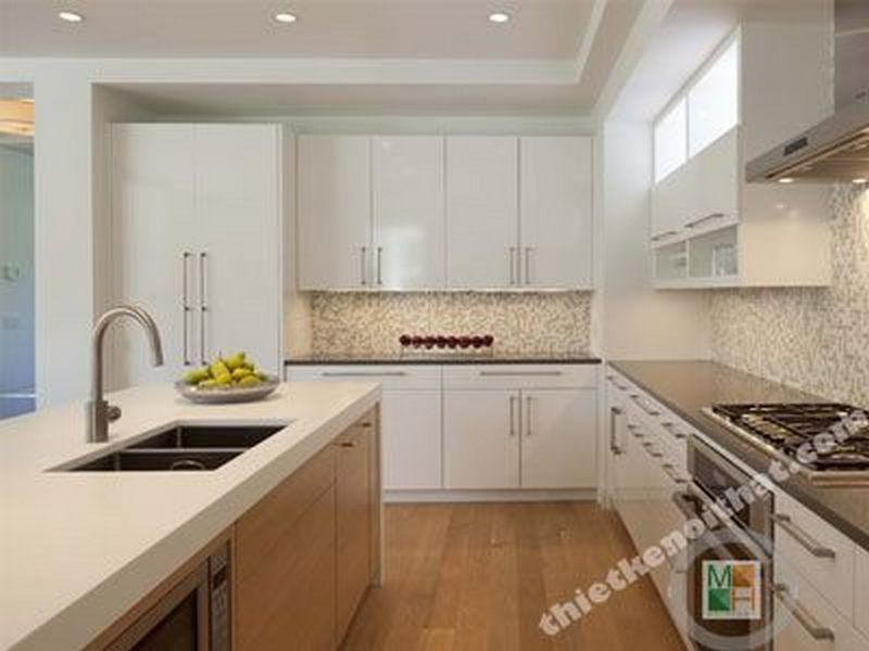 Những đặc điểm nổi bật của tủ bếp gỗ công nghiệp tu-bep-go-Acrylic
