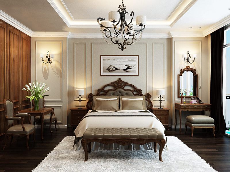 thiết kế nội thất phòng ngủ cổ điển Noi-that-phong-ngu-c...