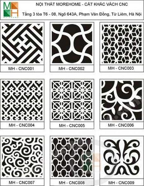 Vách ngăn cnc phòng ngủ Vách cnc phòng ngủ
