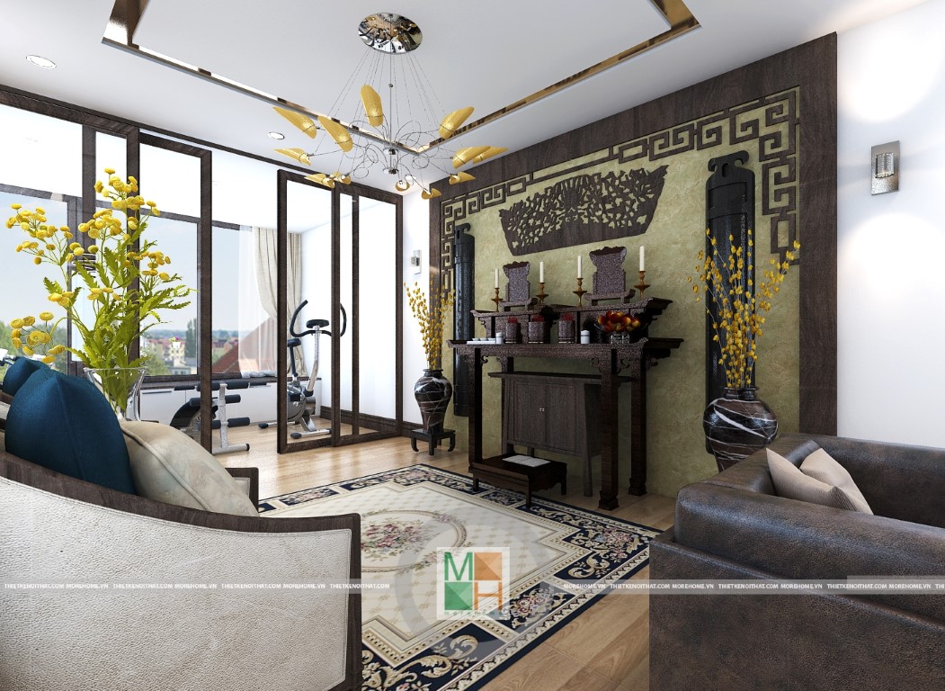 Cách bài trí bàn thờ chuẩn theo phong thủy Cách bài trí bàn thờ chuẩn theo phong thủy