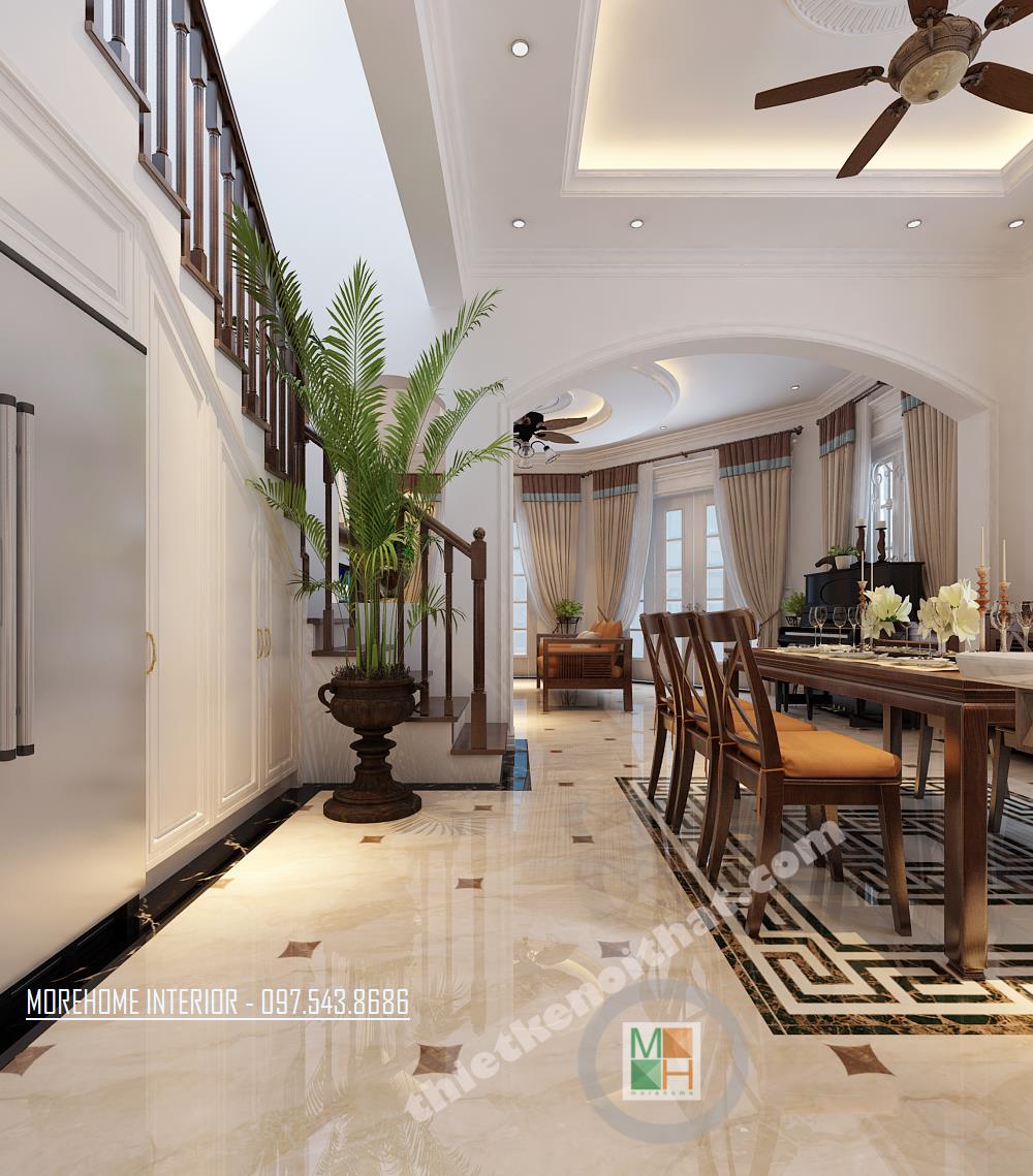 Thiết kế nhà phố với gỗ Việt truyền thống Thiết kế nhà phố với gỗ Việt truyền thống