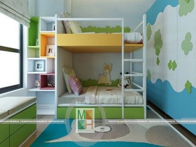 Những ưu điểm tuyệt vời của giường tầng trẻ em