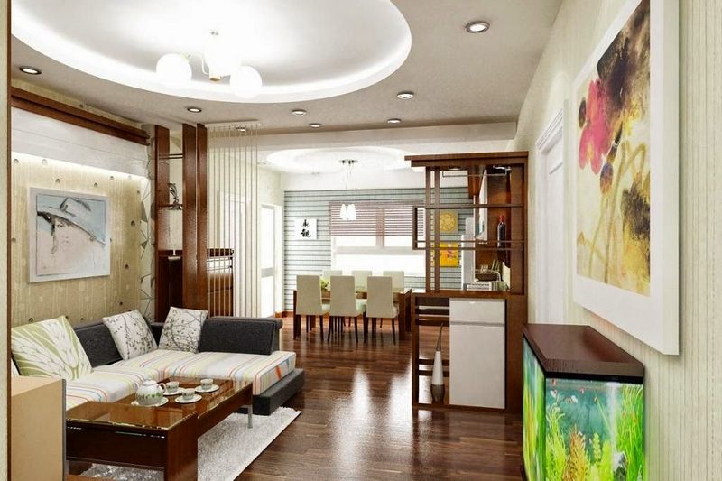 Trần thạch cao giật cấp hở Trần thạch cao giật cấp hở