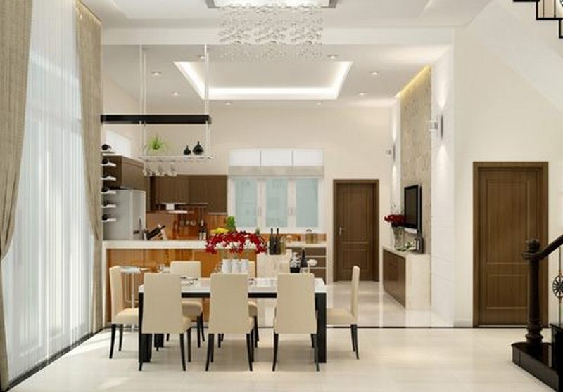 Trần thạch cao giật 3 cấp Trần thạch cao giật 3 cấp