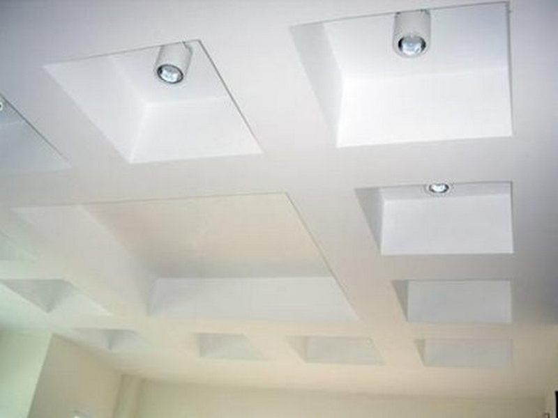 Trần thạch cao hình vuông Trần thạch cao hình vuông