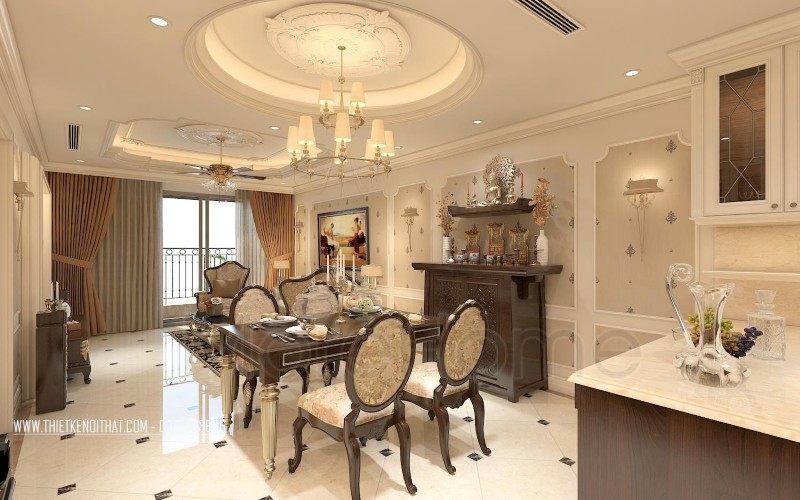 Chiêm ngưỡng mẫu thiết kế nội thất chung cư tân cổ điển cao cấp đáng xem nhất 2017 Chiêm ngưỡng mẫu thiết kế nội thất chung cư tân cổ điển cao cấp đáng xem nhất 2017