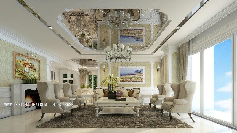 Chiêm ngưỡng mẫu thiết kế nội thất chung cư tân cổ điển cao cấp đáng xem nhất 2017 Chiêm ngưỡng mẫu thiết kế nội thất chung cư tân cổ điển cao cấp đáng xem nhất 2017