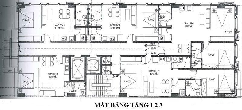 Bản vẽ khách sạn 3 sao Bản vẽ khách sạn 3 sao