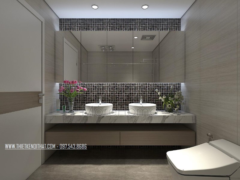 Xu hướng thiết kế phòng tắm khách sạn mới nhất đầy đủ tiện nghi và sang trọng