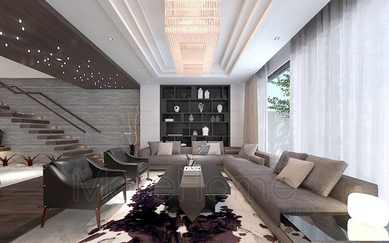 Mãn nhãn trước nét đẹp hiện đại trong thiết kế nội thất biệt thự