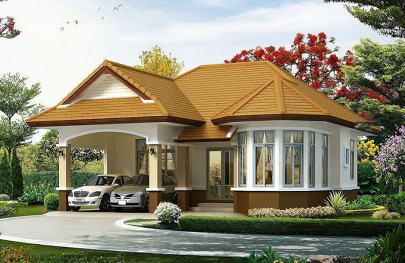 Thiết kế nhà cấp 4 kiểu biệt thự đẹp và hiện đại Thiết kế nhà cấp 4 kiểu biệt thự đẹp và hiện đại