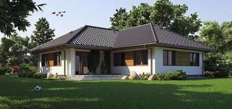 Thiết kế biệt thự 100m2 theo phong cách mái thái ở nông thôn Thiếtkếbiệtthự10...