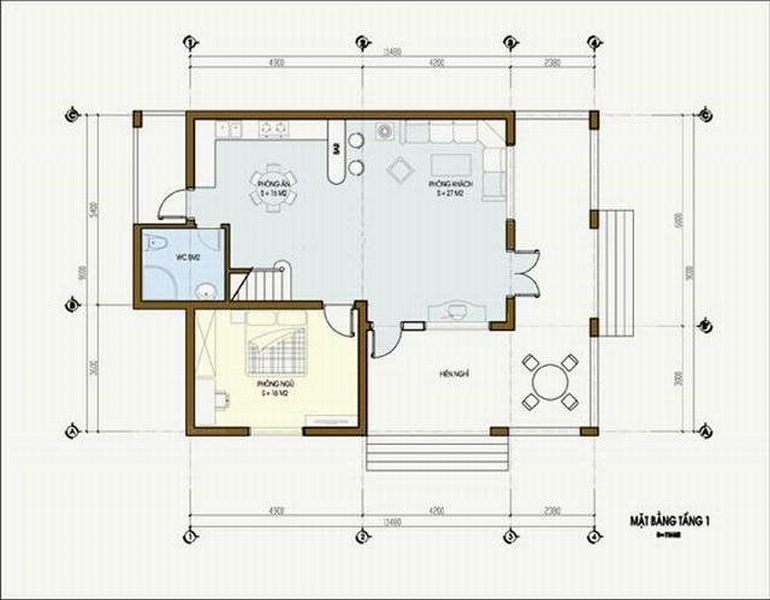 Tổng hợp các bản vẽ thiết kế thi công biệt thự 1 tầng, 2 tầng, 3 tầng, 4 tầng đẹp sang trọng P1 Tổnghợpcácbảnvẽt...