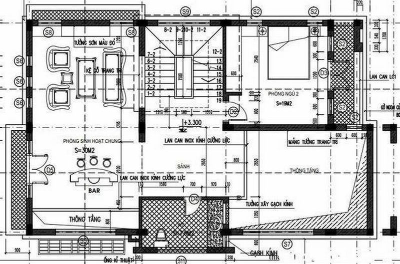 Tổng hợp các bản vẽ thiết kế thi công biệt thự 1 tầng, 2 tầng, 3 tầng, 4 tầng đẹp sang trọng P1 Tổnghợpcácbảnvẽt...