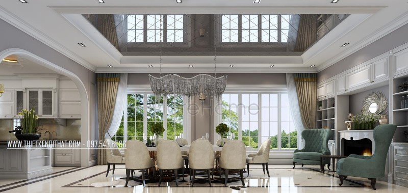 Thiết kế biệt thự cao cấp, sang trọng