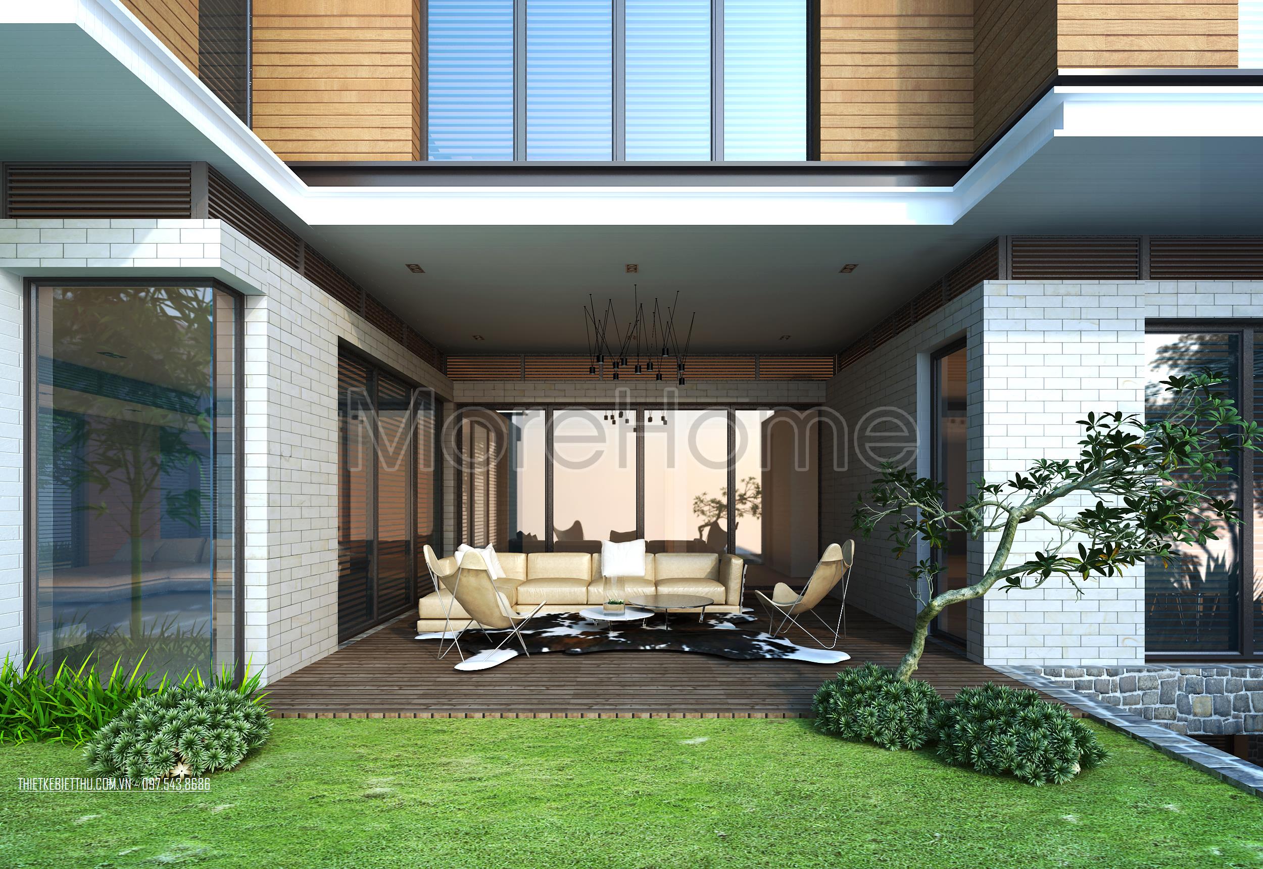 Tư vấn thiết kế biệt thự 70m2 2 tầng hiện đại, tân cổ điển sang trọng