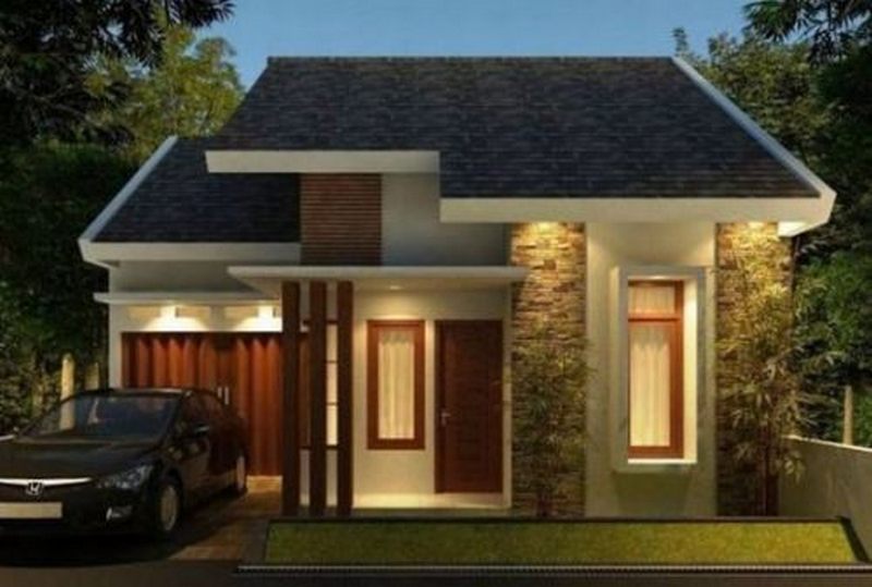 Mẫu thiết kế nhà cấp 4 kiểu biệt thự tại nông thôn Mẫu thiết kế nhà cấp 4 kiểu biệt thự tại nông thôn