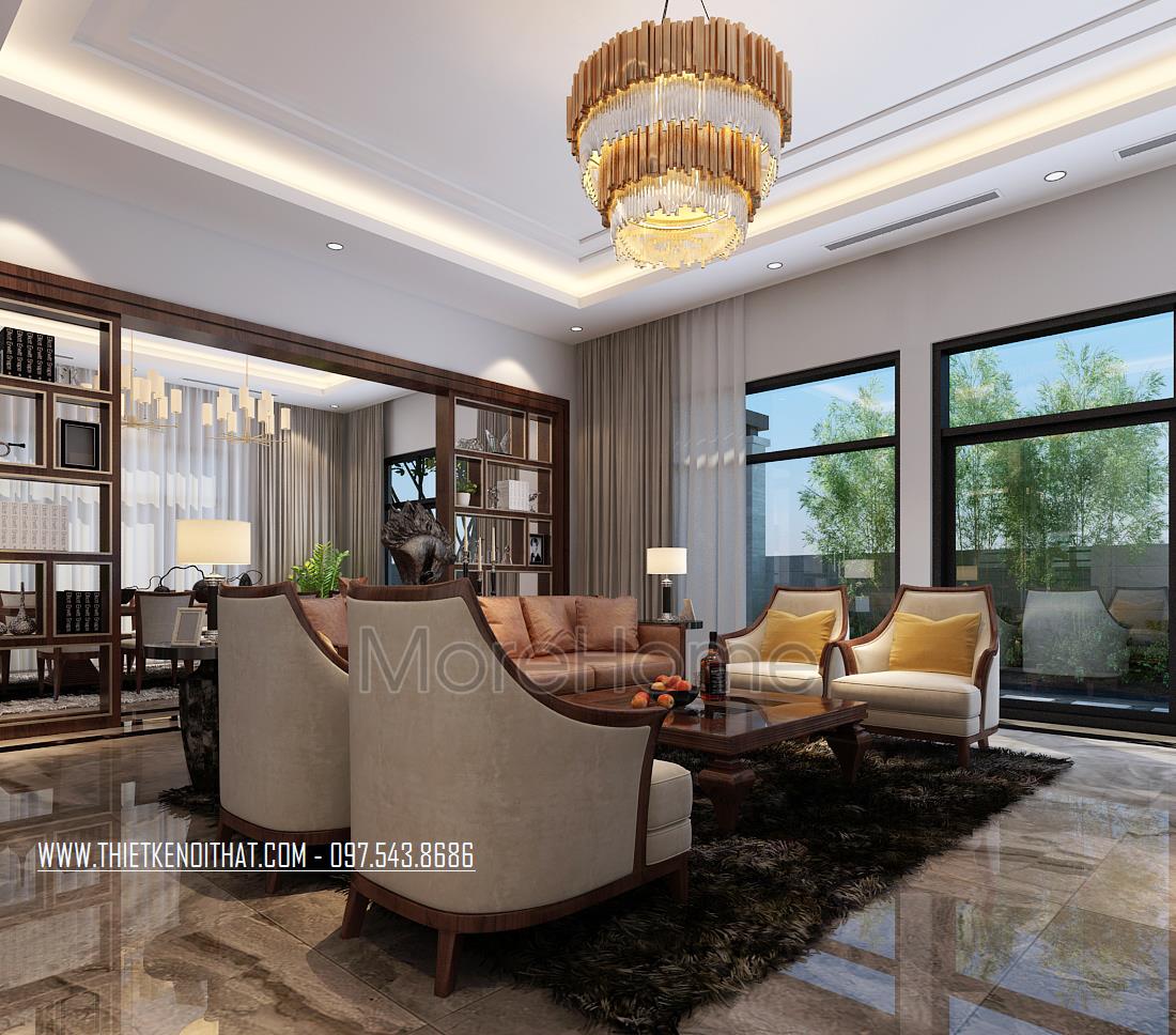 Tổng hợp các mẫu thiết kế nội thất biệt thự tân cổ điển đẹp, sang 2017 –MOREHOME