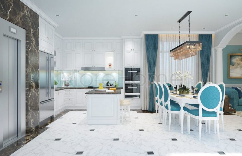Tổng hợp các mẫu thiết kế nội thất biệt thự tân cổ điển đẹp, sang 2017 –MOREHOME