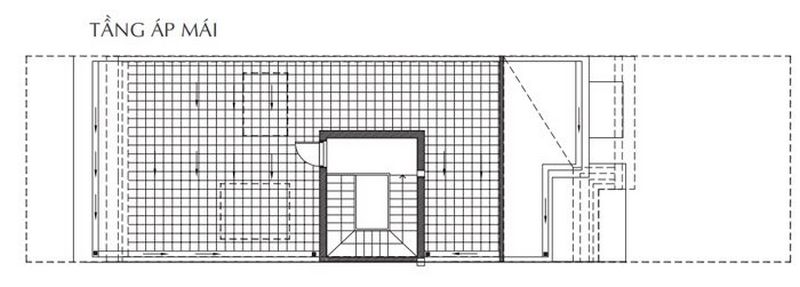 Bản vẽ thiết kế biệt thự liền kề Vinhomes The Harmony tầng 2 Bản vẽ thiết kế biệt thự liền kề Vinhomes The Harmony tầng áp mái