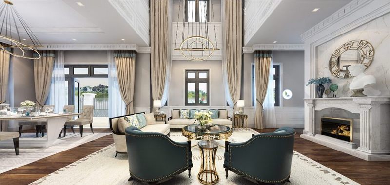 Thiết kế nội thất biệt thự Hy Lạp Vinhomes The Harmony