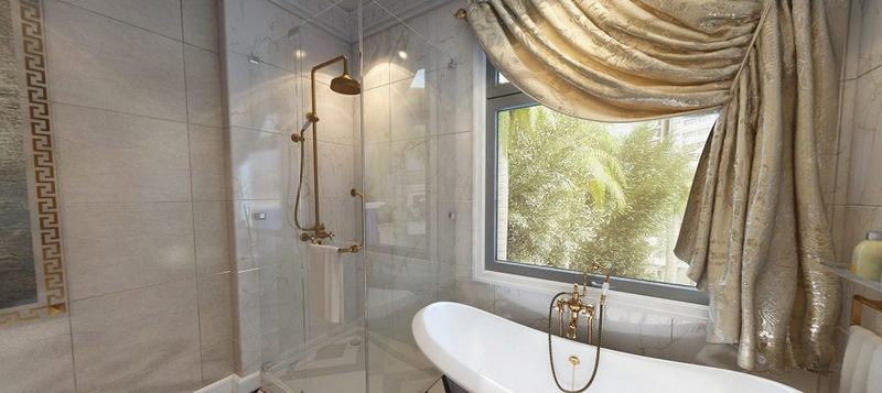 Thiết kế phòng tắm biệt thự đơn lập Vinhome The Harmony Thiết kế phòng tắm biệt thự đơn lập Vinhome The Harmony