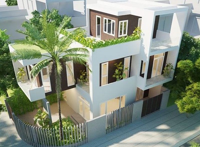 Tổng hợp những mẫu thiết kế biệt thự phố đẹp dành cho dân thành thị