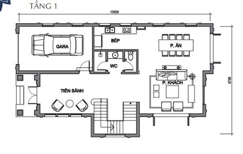 Bản vẽ thiết kế biệt thự Vinhomes The Harmony tiểu khu Hướng Dương biệt thự đơn lập