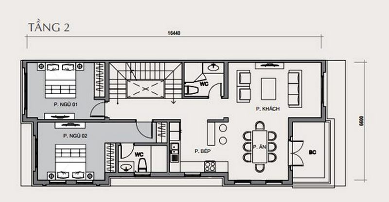 Bản vẽ thiết kế biệt thự Vinhomes The Harmony tiểu khu Hướng Dương biệt thự phố
