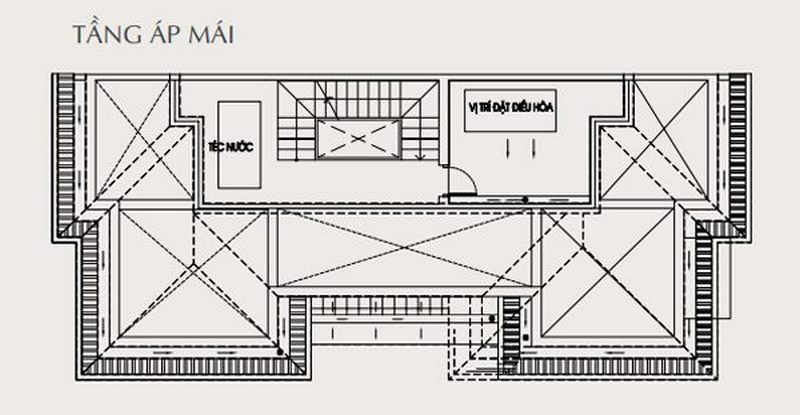 Bản vẽ thiết kế biệt thự Vinhomes The Harmony tiểu khu Hướng Dương biệt thự phố