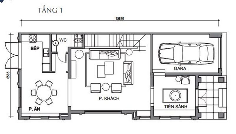 Bản vẽ thiết kế biệt thự Vinhomes The Harmony tiểu khu Hướng Dương biệt thự song lập