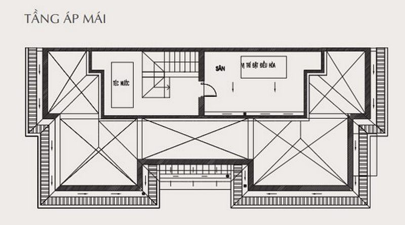 Bản vẽ thiết kế biệt thự Vinhomes The Harmony tiểu khu Hướng Dương biệt thự song lập