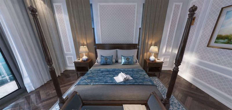 Thiết kế phòng ngủ biệt thự Vinhomes The Harmony tiểu khu Hướng Dương