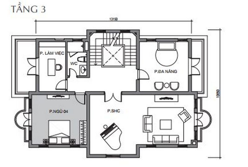 Bản vẽ thiết kế biệt thự Vinhomes Riverside - Vinhomes The Harmony đơn lập Bản vẽ thiết kế biệt thự Vinhomes Riverside - Vinhomes The Harmony đơn lập