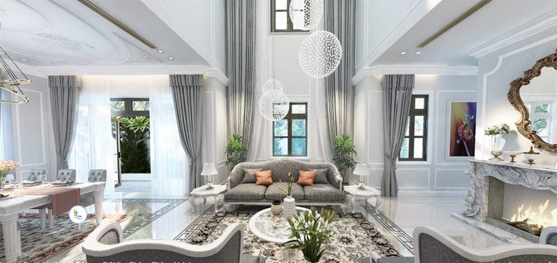 Mẫu thiết kế nội thất biệt thự Vinhomes Riverside The Harmony phong cách Pháp tiểu khu Phong Lan Mẫu thiết kế nội thất biệt thự Vinhomes Riverside The Harmony phong cách Pháp tiểu khu Phong Lan