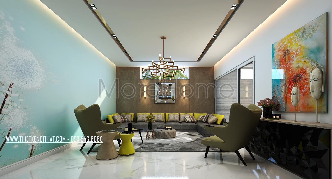 Thiết kế nội thất biệt thự khu ngoại giao đoàn Thiết kế nội thất biệt thự