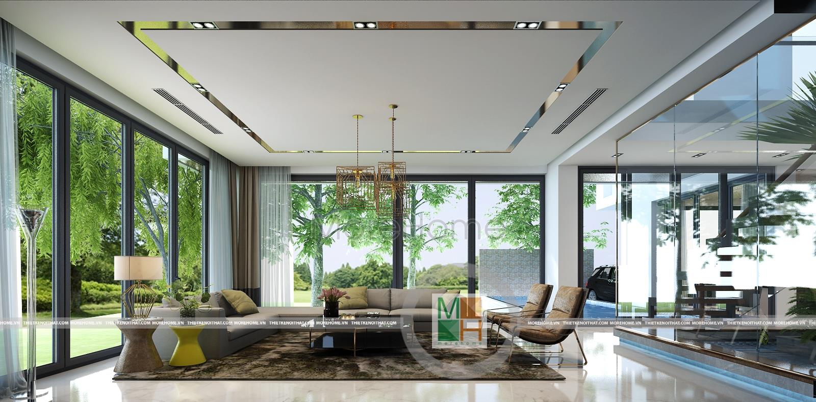 Tư vấn thiết kế nội thất biệt thự Vinhomes Gardenia tiện nghi và đẳng cấp