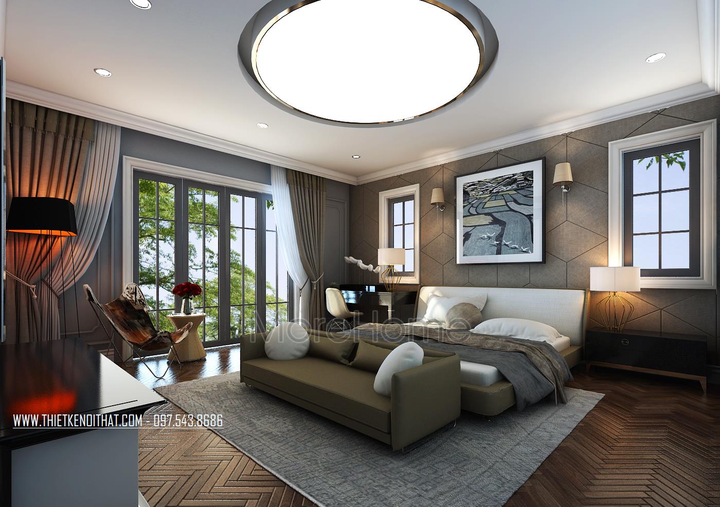 Tư vấn thiết kế nội thất biệt thự Vinhomes Gardenia tiện nghi và đẳng cấp