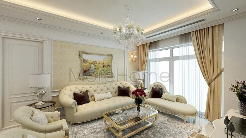 Thiết kế nội thất biệt thự Vinhomes Thăng Long sang trọng, đẳng cấp
