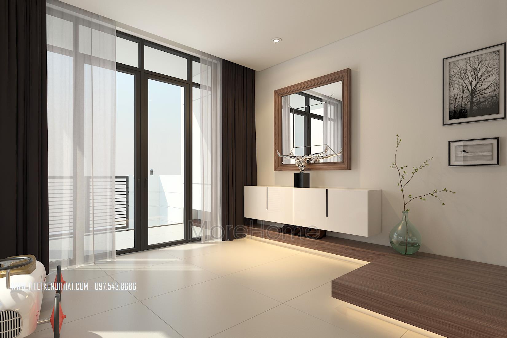 Thiết kế nội thất biệt thự Vinhomes Thăng Long sang trọng, đẳng cấp