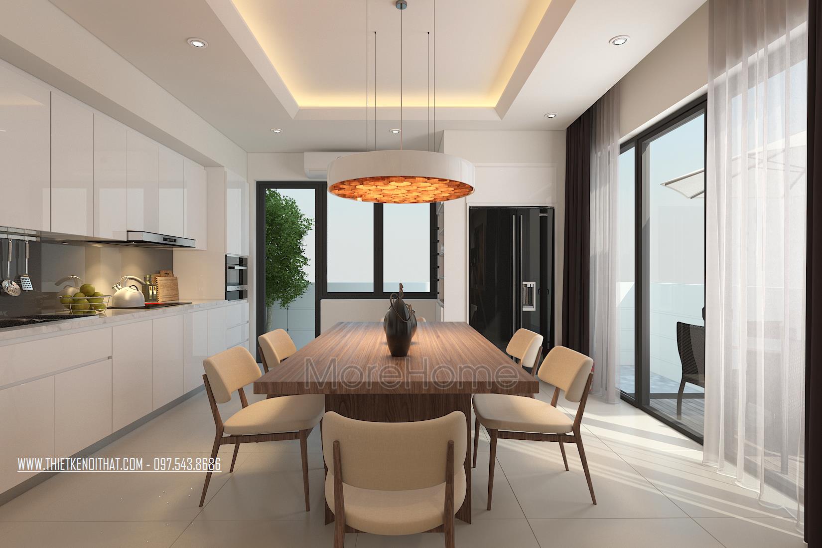 Thiết kế nội thất biệt thự Vinhomes Thăng Long sang trọng, đẳng cấp