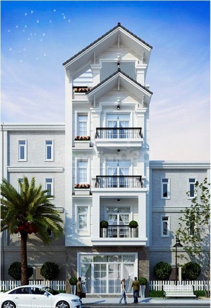 Thiết kế nhà phố tân cổ điển đẹp Thiết kế nhà phố tân cổ điển đẹp