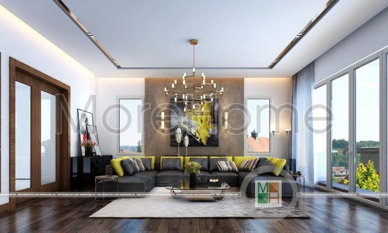 Trang trí nội thất phòng khách cho ngày tết gần kề Trang trí nội thất phòng khách cho ngày tết gần kề